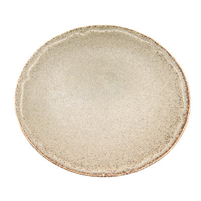 磁器製 超軽量食器 美濃焼 プレート 16cm 2枚セット (電子レンジ・食洗器対応) 日本製 シンプルな和食器 ベージュ