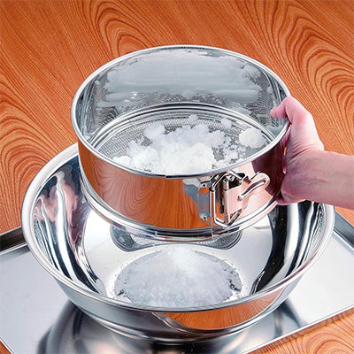 18-8ステンレス製 ワンタッチうらごし 枠(網別売) 日本製  うらごし ふるい みそこし