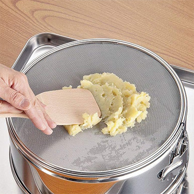 18-8ステンレス製 ワンタッチうらごし 枠(網別売) 日本製 うらごし ふるい みそこし