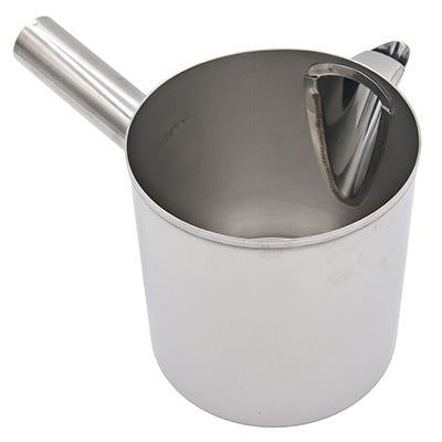 ステンレス製 粉次 蓋なし 大 1.3L(粉ツギ 粉つぎ)お好み焼き たこ焼 鉄板焼き 生地 日本製