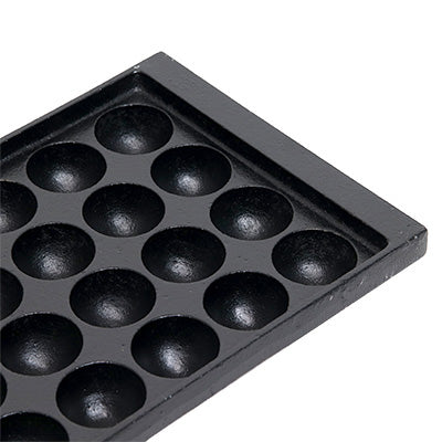 たこ焼き鉄板 28穴(フチ高)小玉 イモノ 渕高