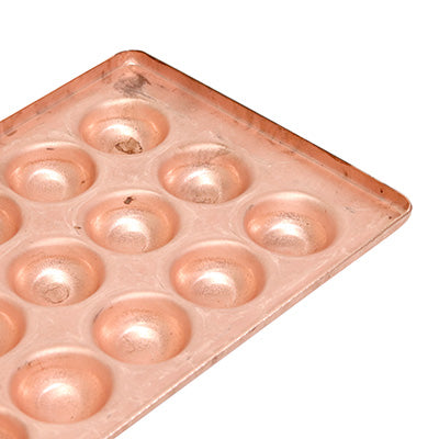 たこ焼き銅板 18穴(板厚 2.5mm)大玉  銅たこ