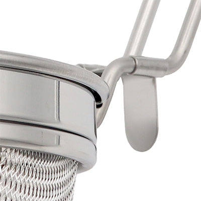 18-8ステンレス製 共柄 ミニみそこし こし器 お味噌汁 引っ掛けれる