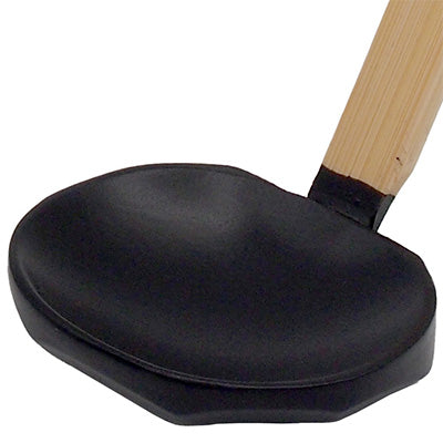 木製 手造り 田舎杓子(黒) 【DO-EN】