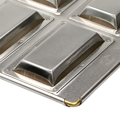 シルバー天板 フィナンシェ8P 製菓 焼き菓子 空焼き不用 熱伝導 日本製