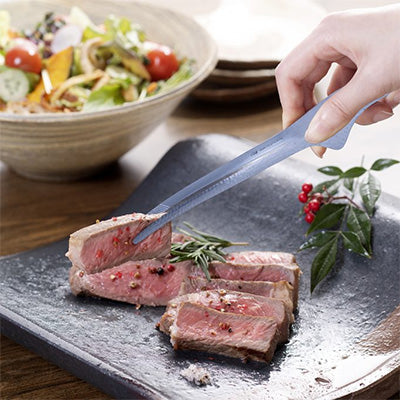 ステンレス製 チョップスティックトング 槌目 取り分け 盛り付け 日本製