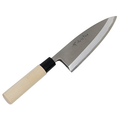 堺菊孝 霞研 改良出刃 18cm