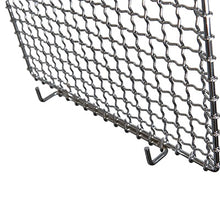 画像をギャラリービューアに読み込む, 焼アミ シングルハンドル合わせ クロームメッキ 30cm×30cm 両面焼き 挟み焼き