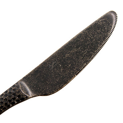 ステンレス製 デザート ナイフ 20.7cm  匠 アンティークゴールド(共柄・波刃) 日本製