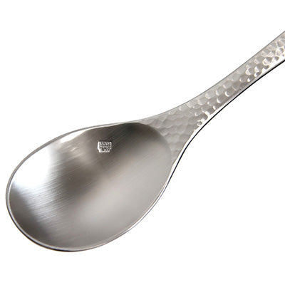ステンレス製 デザート スプーン 18cm  匠 XM-7 槌目 日本製