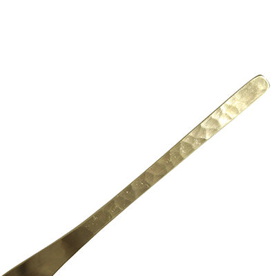 真鍮 槌目入 デミタスコーヒー スプーン 13.5cm 日本製