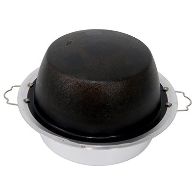 アルミ鋳物 釜 28cm 小釜 かま 羽釜 ご飯釜 炊飯釜 日本製 カン付