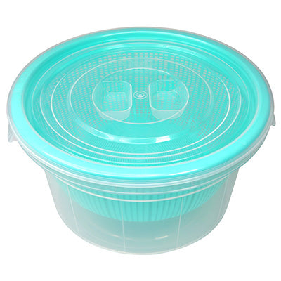 ザルコン(丸)16L (水切ボール ざる)野菜 重ね置き ザル コンテナ 日本製