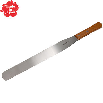 ステンレス製 木柄 パレットナイフ 14インチ（刃 35.5cm 堺孝行）製菓