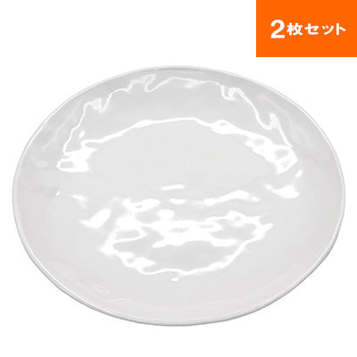 大皿(白)MINメラミン食器 2枚