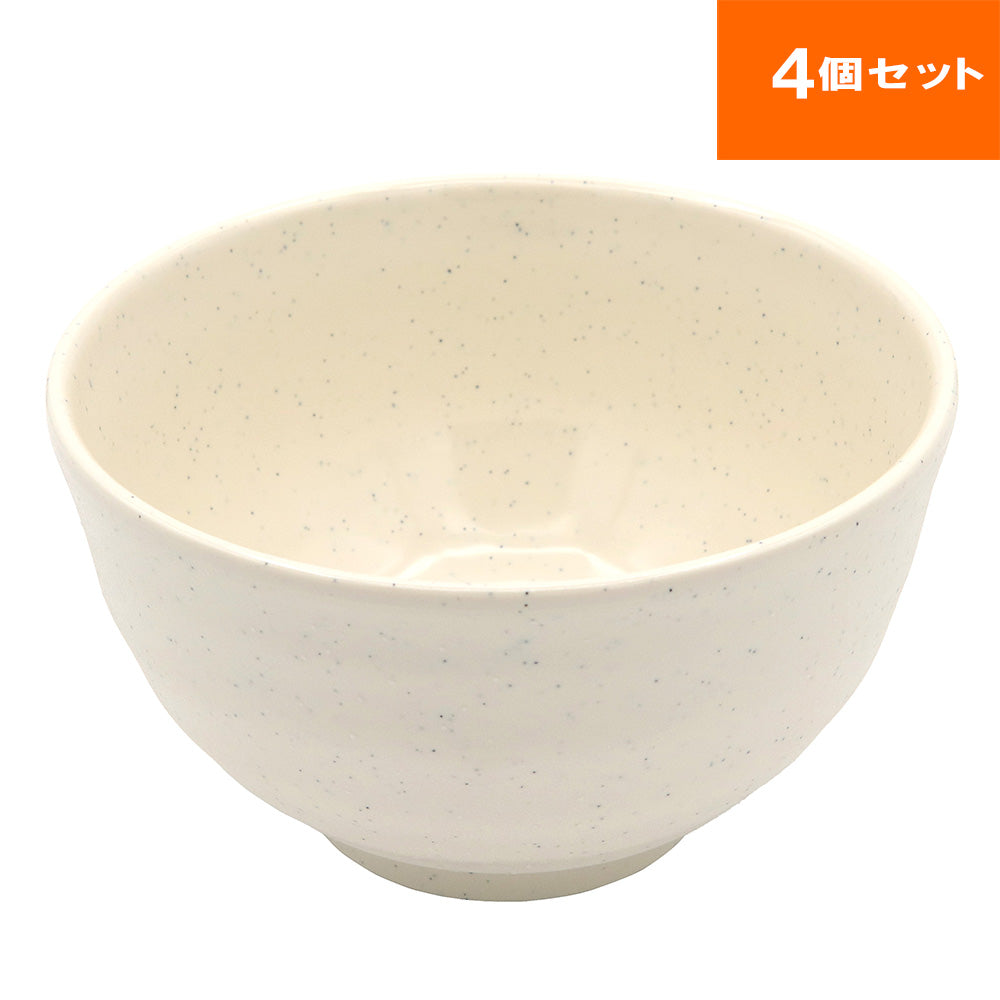 どんぶり(白)MIN メラミン食器 4個