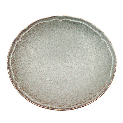 磁器製 超軽量食器 美濃焼 プレート 16cm 2枚セット (電子レンジ・食洗器対応) 日本製 シンプルな和食器 グレー
