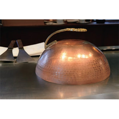 銅製 ステーキカバー 丸型 蓋 フタ(ステーキフード)