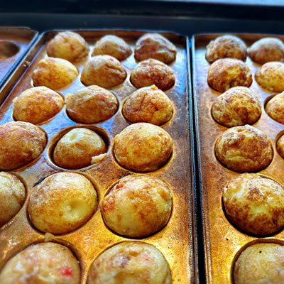 銅 5丁用 カンテキのみ(引出無)+たこ焼き銅板 28穴 5枚のセット (ガス種を必ずお選び下さい)※配送2個口