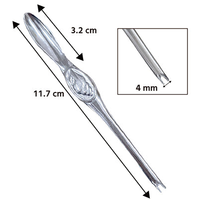 ステンレス製 バイ 貝フォーク 11.7cm 1本~