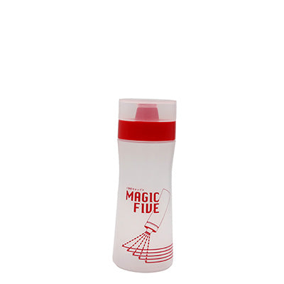マジックファイブ ディスペンサー 200ml 赤 レッド 蓋付き 調味料容器