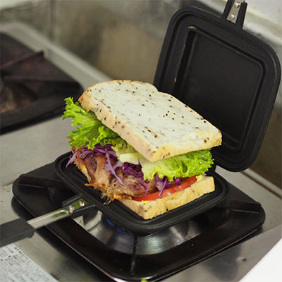 サンドdeグルメ ふっ素樹脂加工 お手入れ簡単 【ガス・IH】 ホットサンド 日本製