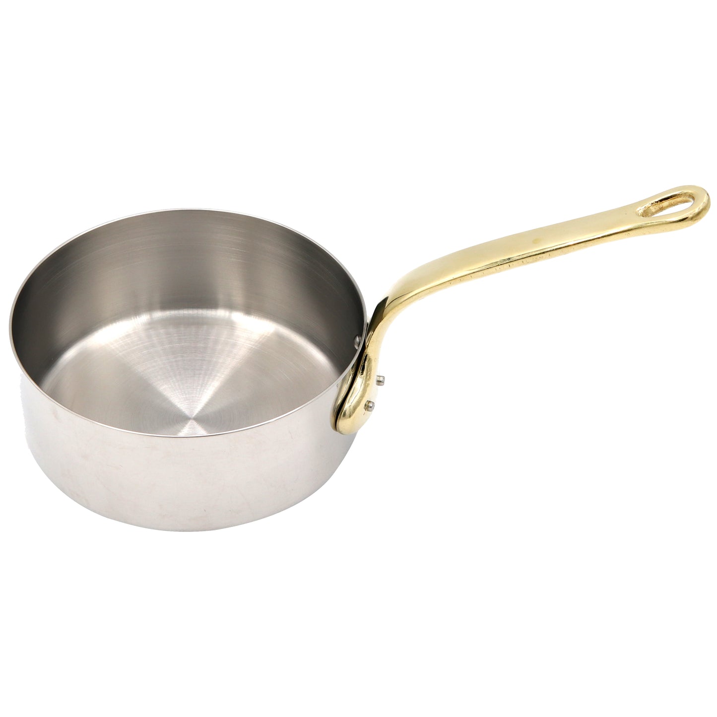 ステンレス プチパン(少量ずつソースを温めたり 盛り付け用としても最適)日本製 12cm