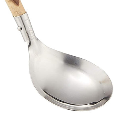 18-8ステンレス製 竹柄 チリレンゲ 日本製