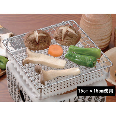 セラミック焼網 角型(手無) 日本製  遠赤外線効果 ふっくら