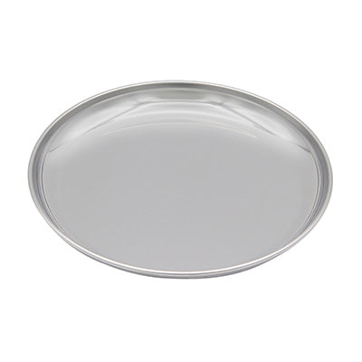 ステンレス製 丸皿 20枚セット（給食皿）食材の仕込みや陳列に使えるお皿 食事用の小皿にも