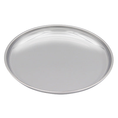 ステンレス製 丸皿 10枚セット（給食皿）食材の仕込みや陳列に使えるお皿 食事用の小皿にも