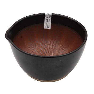 もとしげ すり鉢 （黒マット）潰す、擦る、和える キッチンからそのまま食卓へ 　日本製