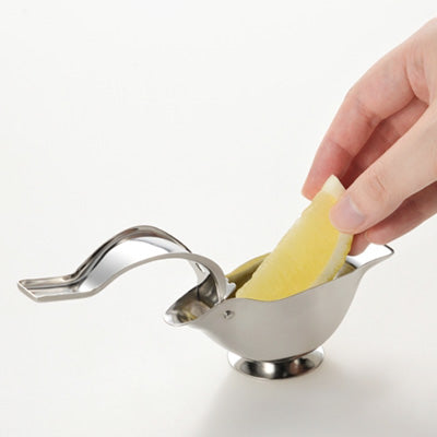 18-8 レモン絞り ウグイス型（手を汚さずに絞れる）　日本製