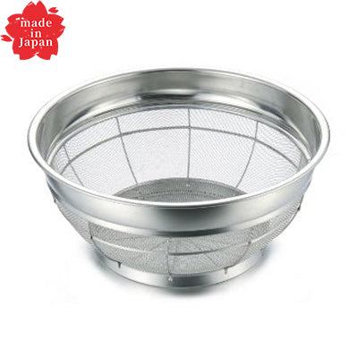 18-8ステンレス製 弁慶 浅ざる ザル　35cm～50cm　日本製