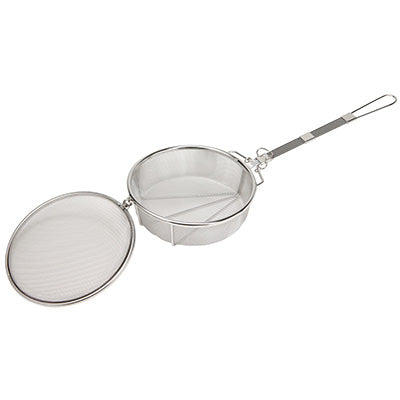 ステンレス製 共柄 万能煎り 大 Φ16cm kan 大豆 コーヒー豆　日本製