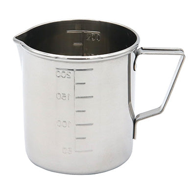 18-8ステンレス製 計量カップ (200cc～5000cc)（口付 水マス）