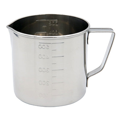 18-8ステンレス製 計量カップ (200cc～5000cc)（口付 水マス）