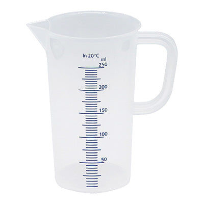 ドイツ製 水マス 計量カップ ポリプロピレン 白PC (250cc～5000cc)