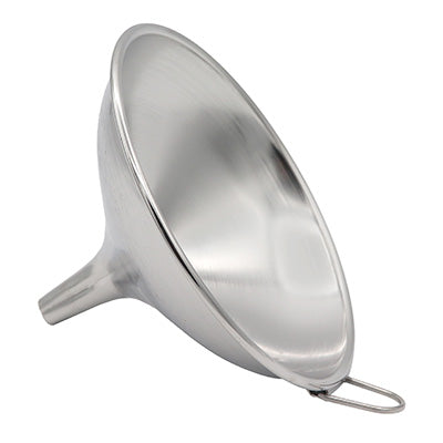 18-8ステンレス製 ロート 漏斗  （開口部 12cm～  注ぎ口 Φ1cm～）口の狭い瓶への詰め替えに最適　日本製