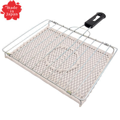 セラミック ジャンボ焼き物器 網 アミ あみ 焼く　日本製  水洗い ふっくら