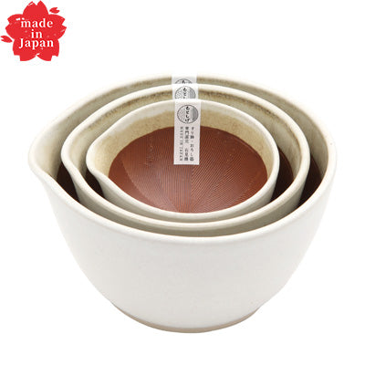 すり鉢 もとしげ （白マット）潰す、擦る、和える キッチンからそのまま食卓へ 　日本製