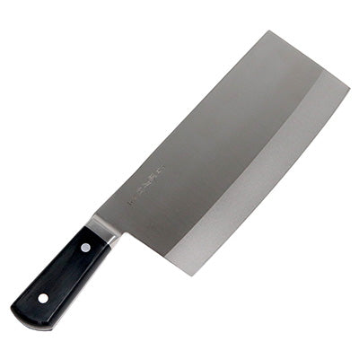 堺孝行 ステンレス中華包丁 ツバ付 19.5cm