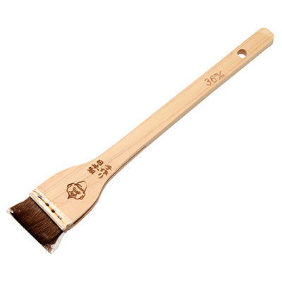 木柄 江戸前寿司用刷毛（馬毛）寿司 寿司たれ 醤油　日本製　3.6cm