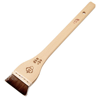 木柄 江戸前寿司用刷毛（馬毛）寿司 寿司たれ 醤油　日本製　4.5cm