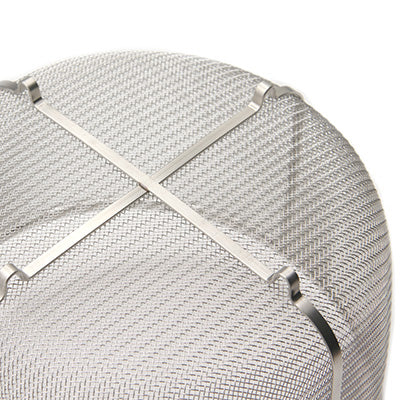 ステンレス製  業務用ボイル バスケット 22cm（Φ22cm×H13cm） ゆでる ザル きる あげもの　日本製