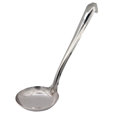 ステンレス製 汁杓子 穴無  (カギ有) Φ7.5cm～