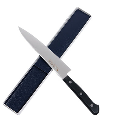 TAKAYUKI S/Sモリブデン鋼 PC柄カラー黒 ペティナイフ 15cm