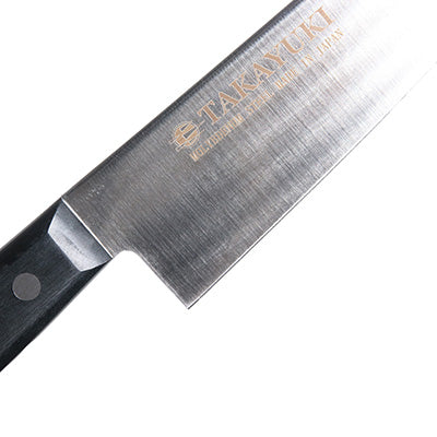TAKAYUKI S/Sモリブデン鋼 PC柄カラー黒 牛刀 18cm