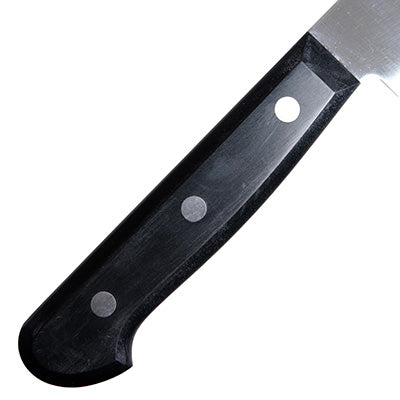 TAKAYUKI S/Sモリブデン鋼 PC柄カラー黒 巾広菜切 18cm