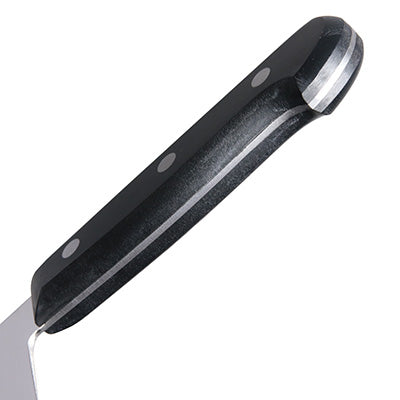 TAKAYUKI S/Sモリブデン鋼 PC柄カラー黒 巾広菜切 18cm